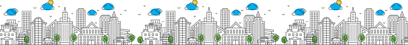 city scape drawing